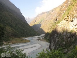 Draufsicht des Tal Valley