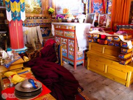 Bettdecken und Bücher