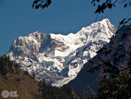 вид на Манаслу из отеля